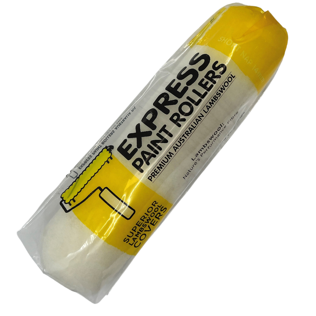 Express Rollers Lambswool Roller Cover 14mm Nap - Green