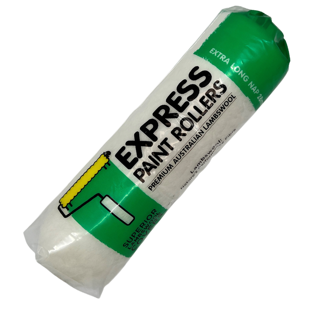Express Rollers Lambswool Roller Cover 28mm Nap - Green