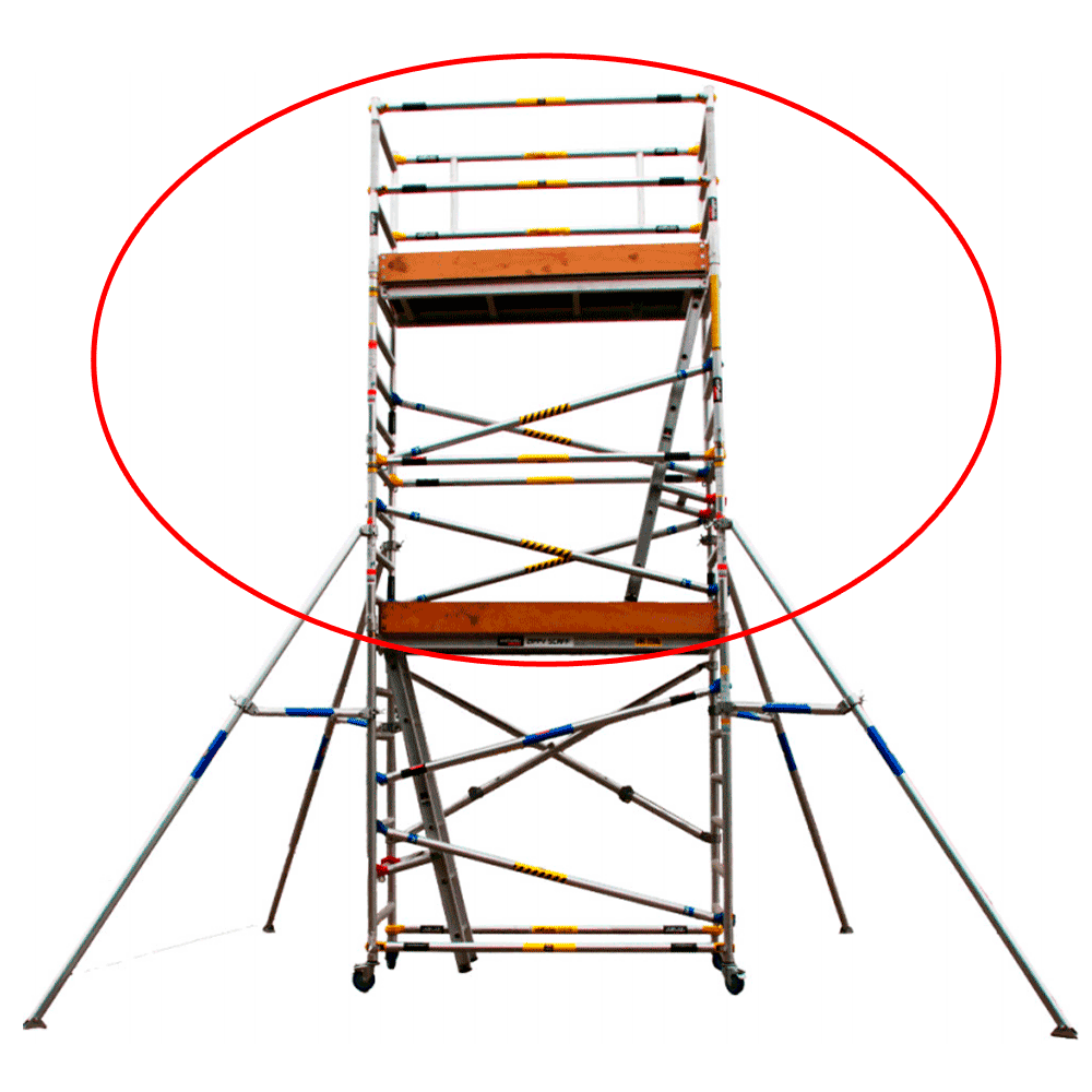 Oldfields Zippy Scaff 3.9m Extension Pack (Max Height Upgrade)