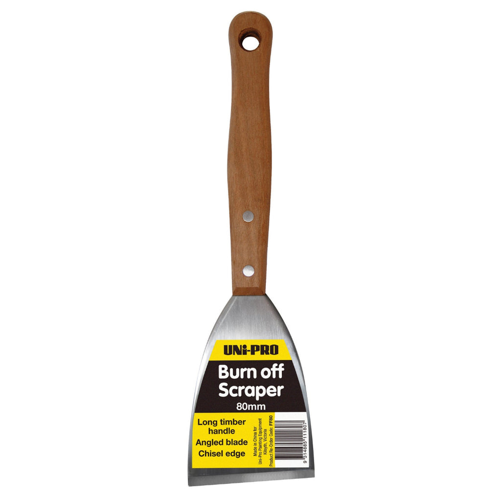 Uni-Pro 80mm Burn Off Scraper - Box of 6