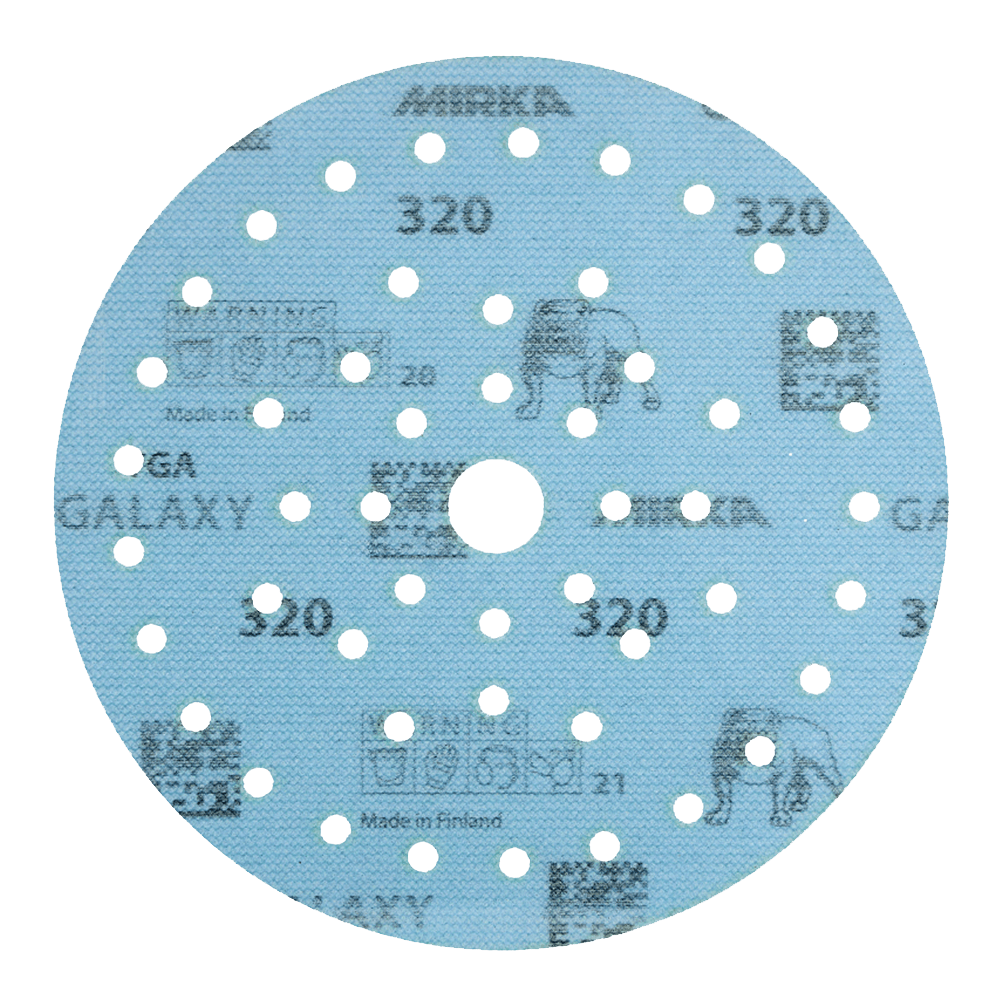 Mirka Galaxy Sanding Discs 200mm Grip 9H - 50 Pack