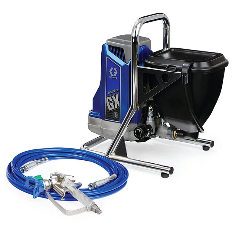 Graco FinishPro GX 19 Airless Paint Sprayer (17H223) + iQuip Metal Door Stackers 10-pack (22DSM2)