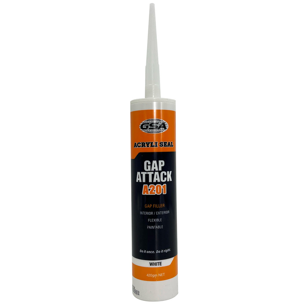 GSA Acrylic Sealant Gap Attack 420g single White