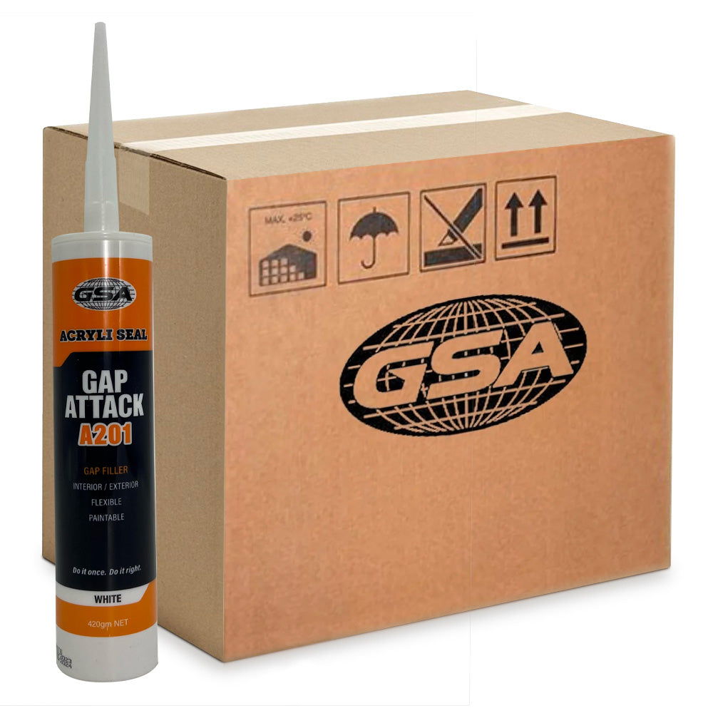 GSA Acrylic Sealant Gap Attack 420g single White