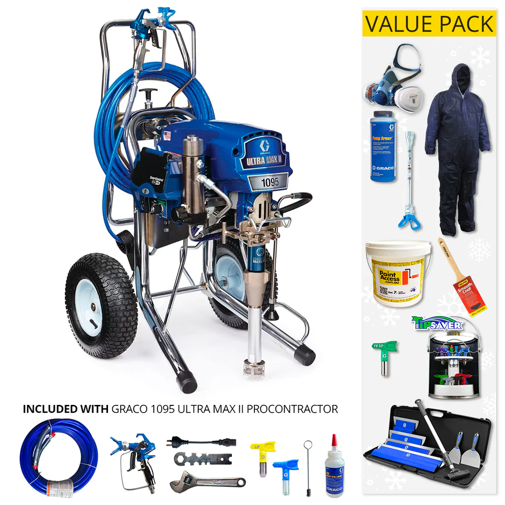 Graco Ultra 1095 Airless Sprayer Range with Value Pack