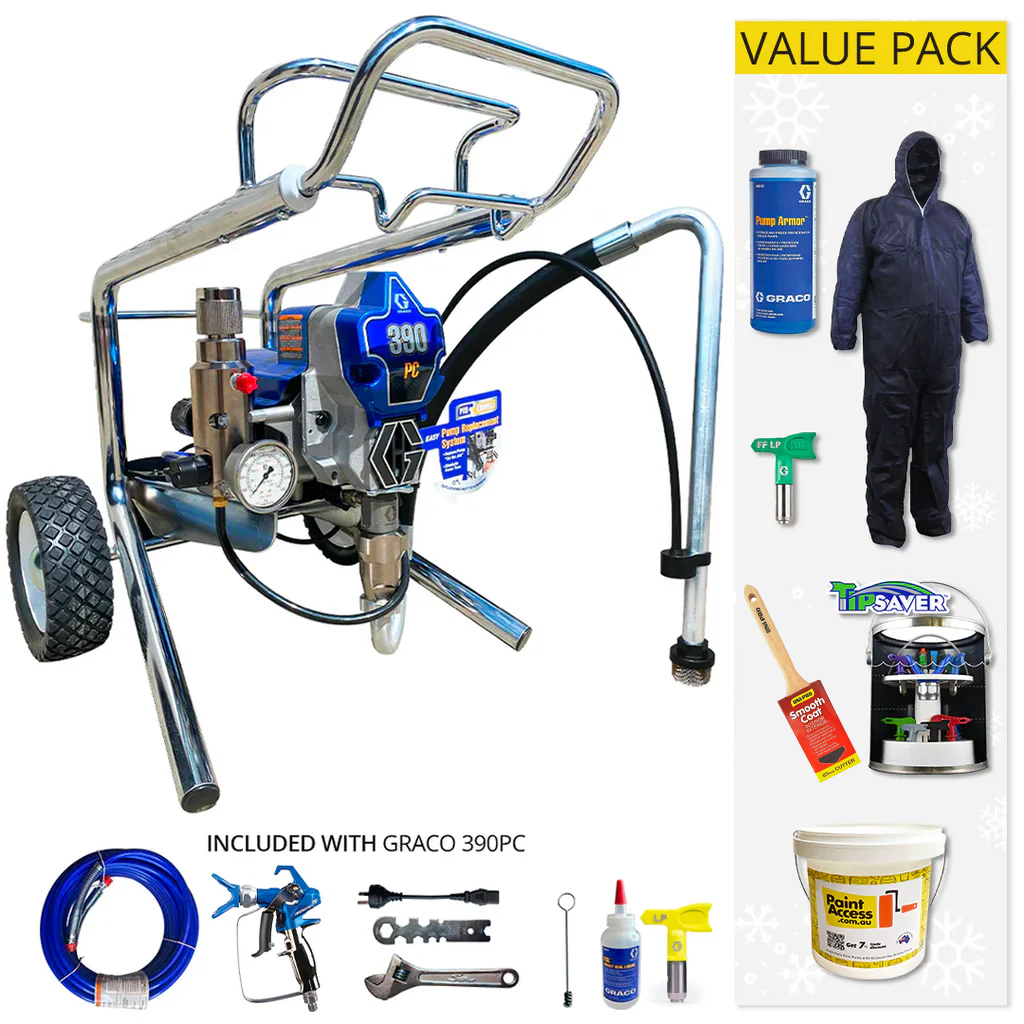Graco Ultra 190PC - 395PC Pro Electric Airless Sprayer with Value Pack