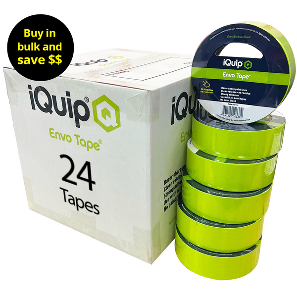 iQuip 30-Day Envo Masking Tape 36mm x 50m / Box of 24 Rolls