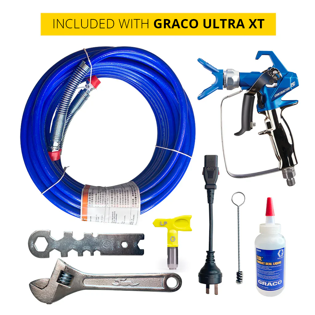 Graco Ultra 695 XT Standard Series Electric Airless Sprayer Hi-Boy (19F712) With Value Pack