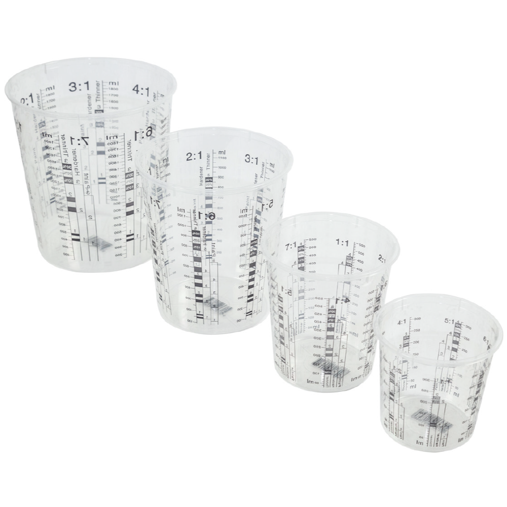 Cyclone Calibrated Mixing Cups Range - Special