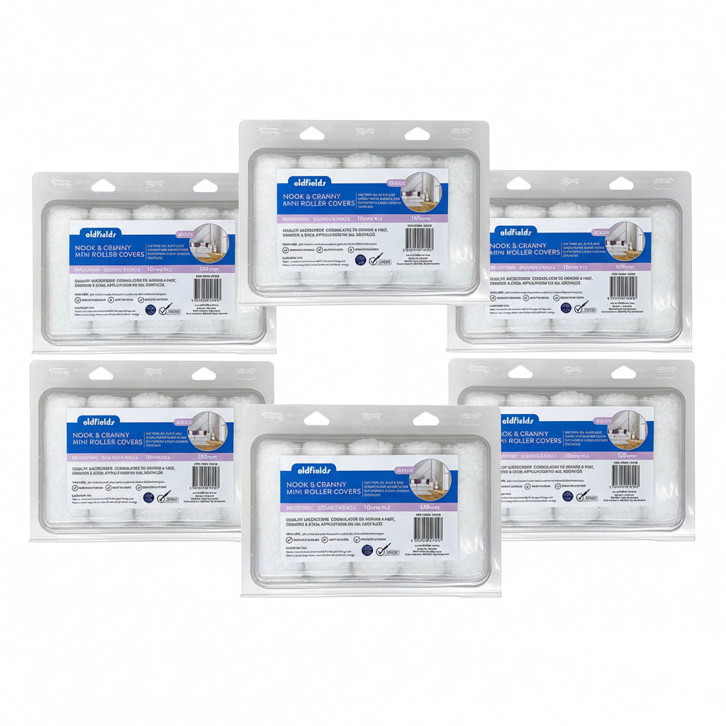 Wholesale pack of Oldfields 100mm nook & cranny mini roller covers for trade painters