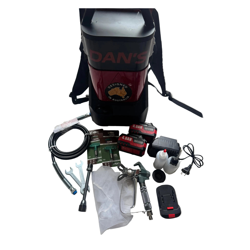 Dan's Airless BackPack Paint Sprayer  - BackSprayMate (Black)