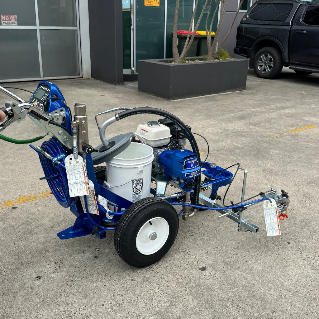 Graco LineLazer V 3900 Standard Series Gas Airless Line Striper 1 Manual Gun (17H449)