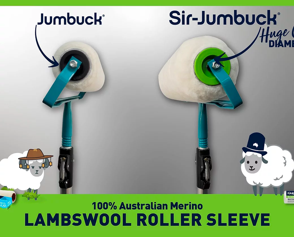 iQuip Sir Jumbuck Lambskin Complete Roller – Regular Nap