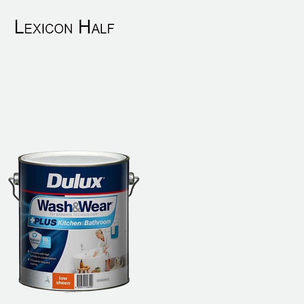 DULUX Wash&Wear + PLUS Kitchen & Bathroom Low Sheen 10L