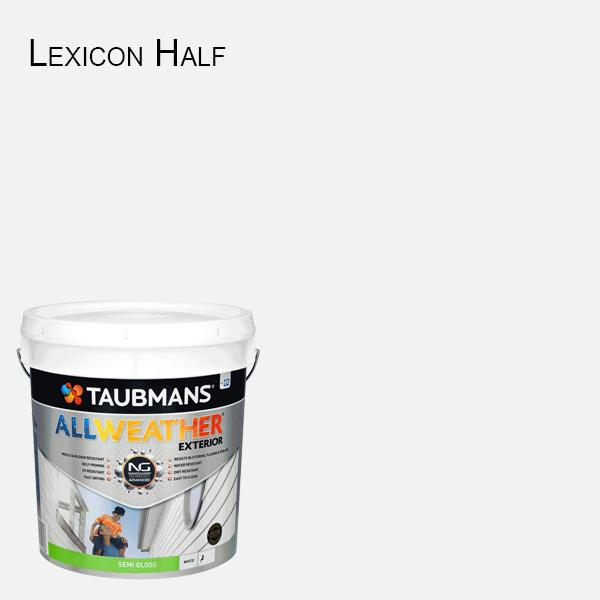 Taubmans All Weather Semi Gloss - 10L - White Exterior Paint - 187400/10L