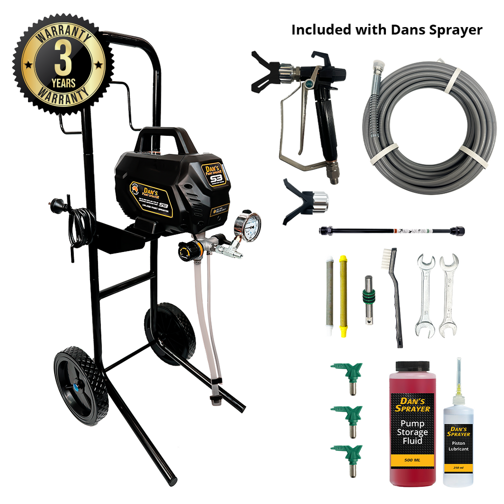 Dan's Sprayer & Paint DIY Kit for a 5-Bedroom House (150 m²)
