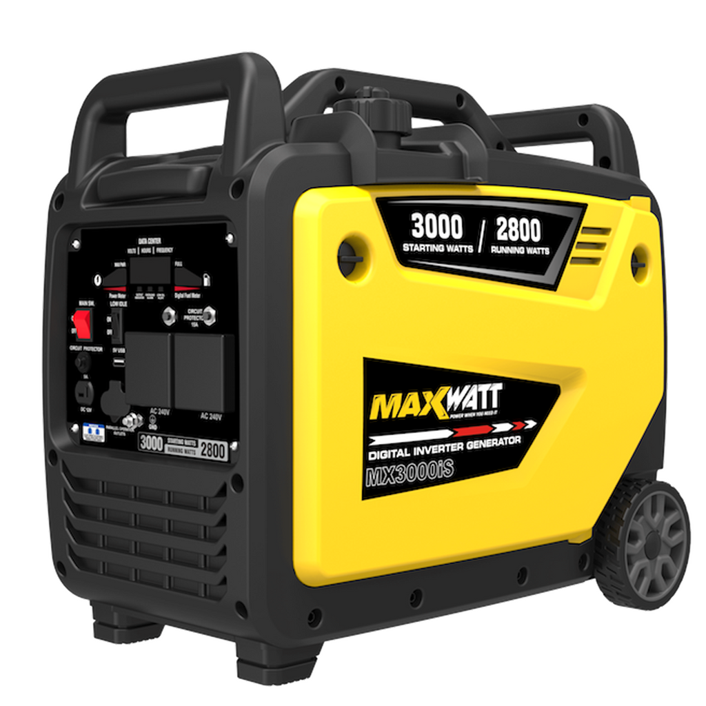 MaxWatt 3000W Pure Sine Digital Inverter Generator