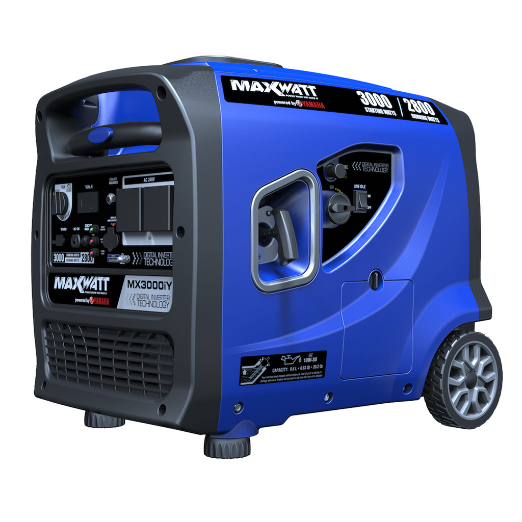 MaxWatt 3000W Pure Sine Digital Inverter Generator Powered By Yamaha
