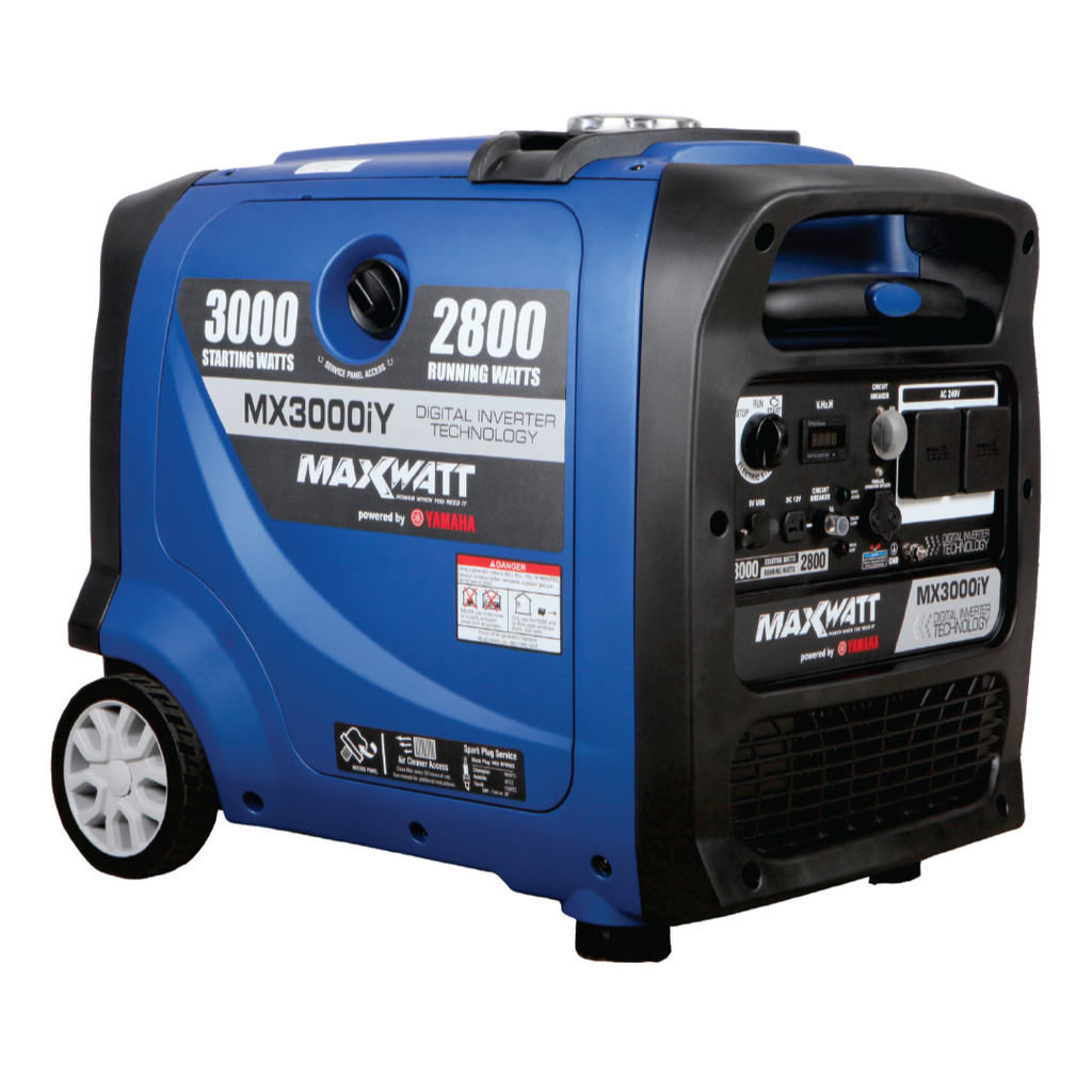 MaxWatt 3000W Pure Sine Digital Inverter Generator Powered By Yamaha