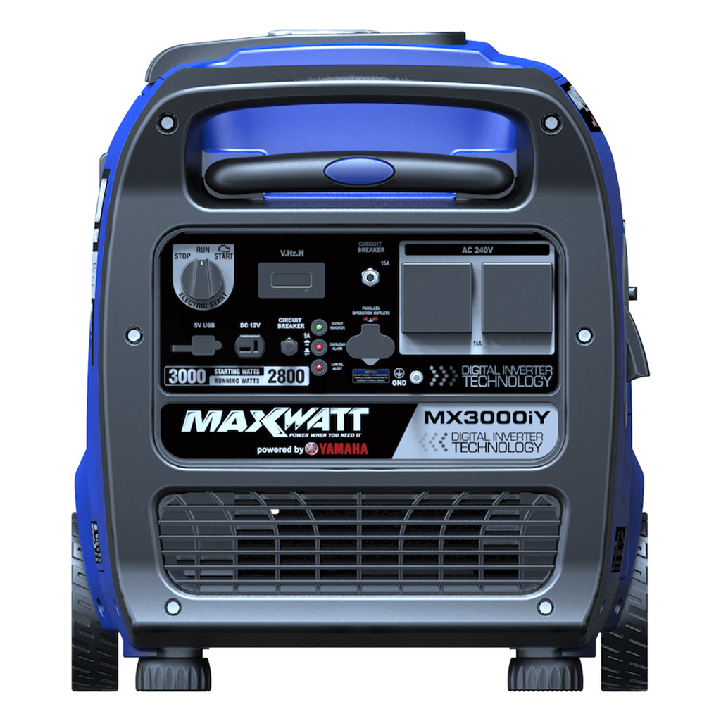 MaxWatt 3000W Pure Sine Digital Inverter Generator Powered By Yamaha