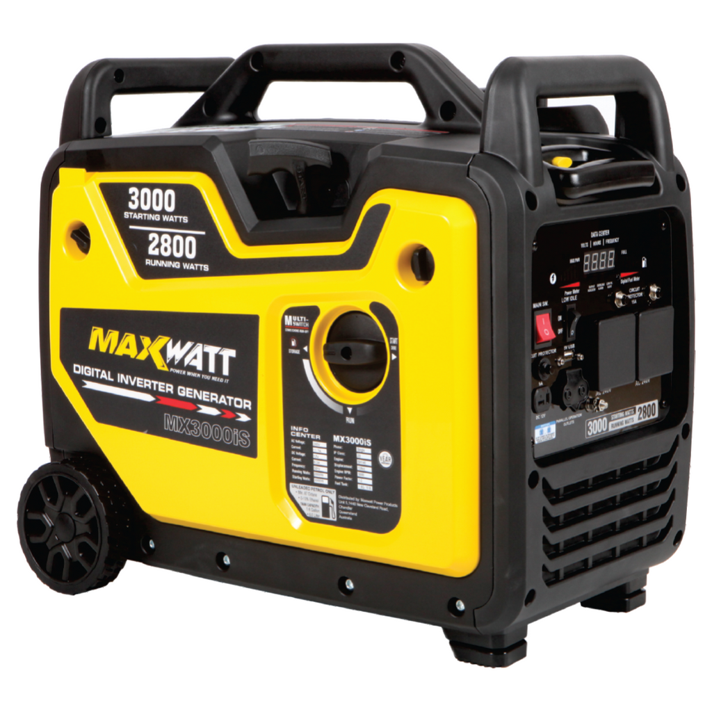 MaxWatt 3000W Pure Sine Digital Inverter Generator