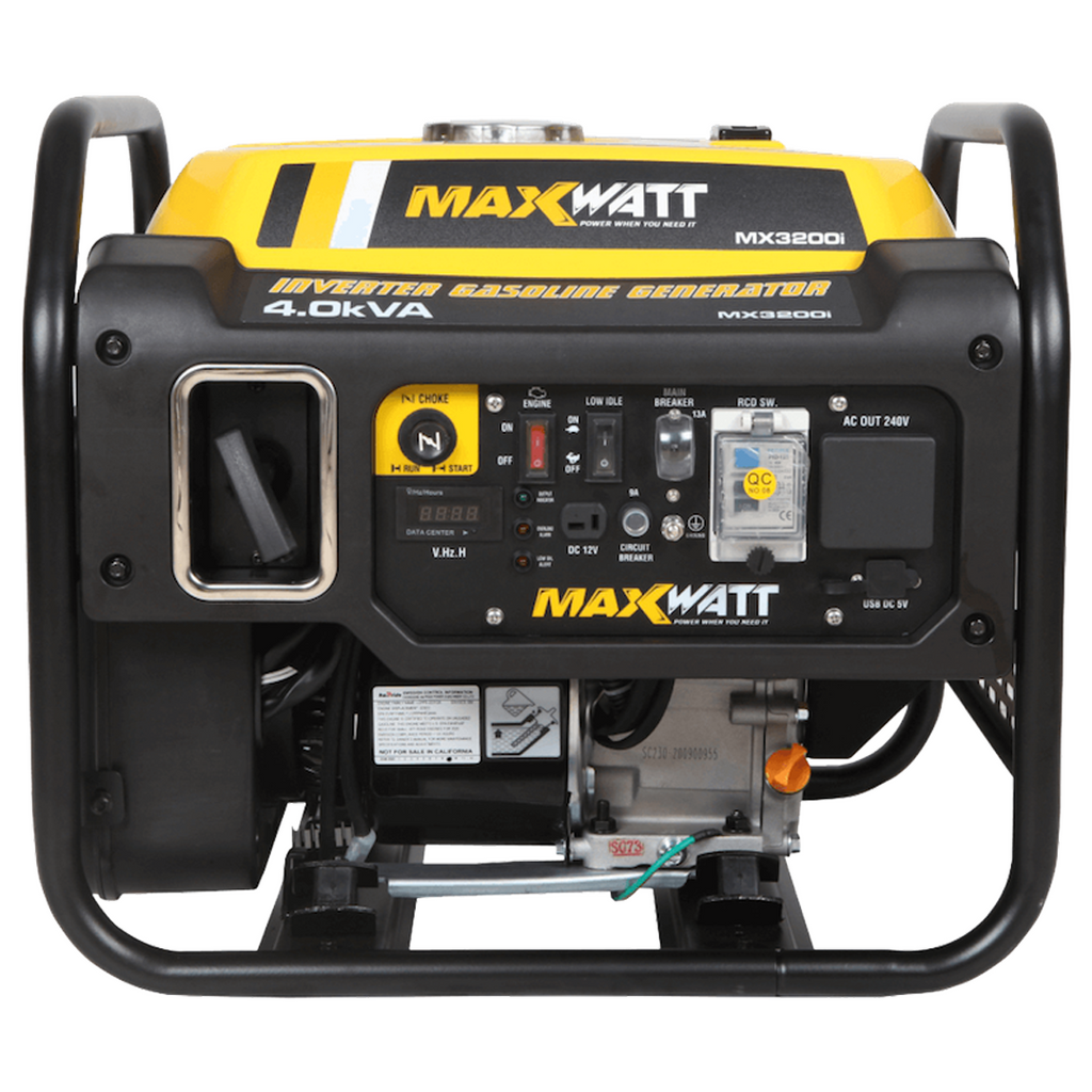 MaxWatt 4kVA Pure Sine Wave Digital Inverter Generator Recoil Start