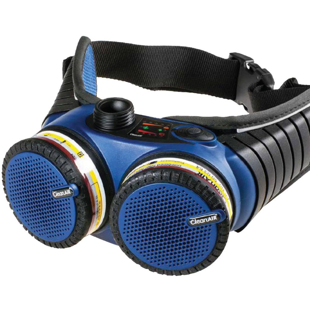 Maxisafe CleanAIR Helmet with flip-up visor and PAPR