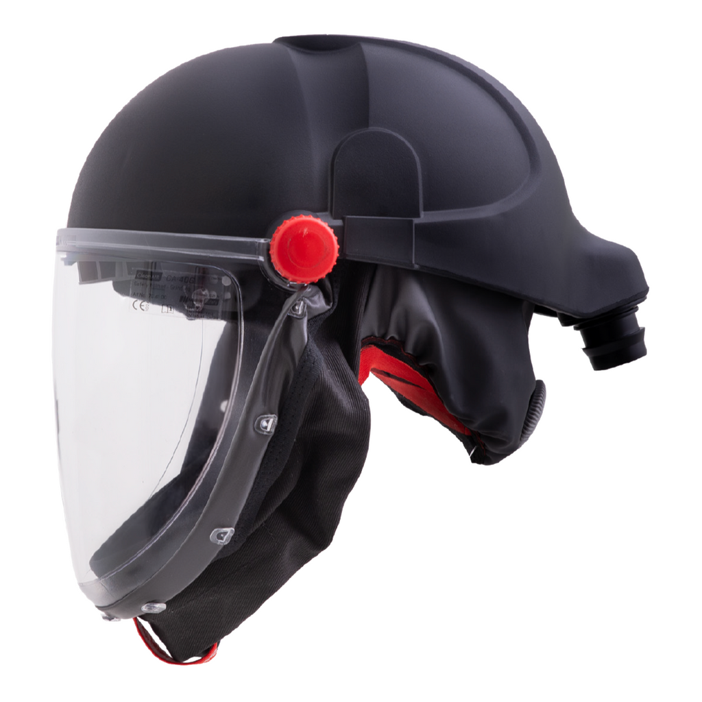 Maxisafe CleanAIR Helmet with flip-up visor and PAPR