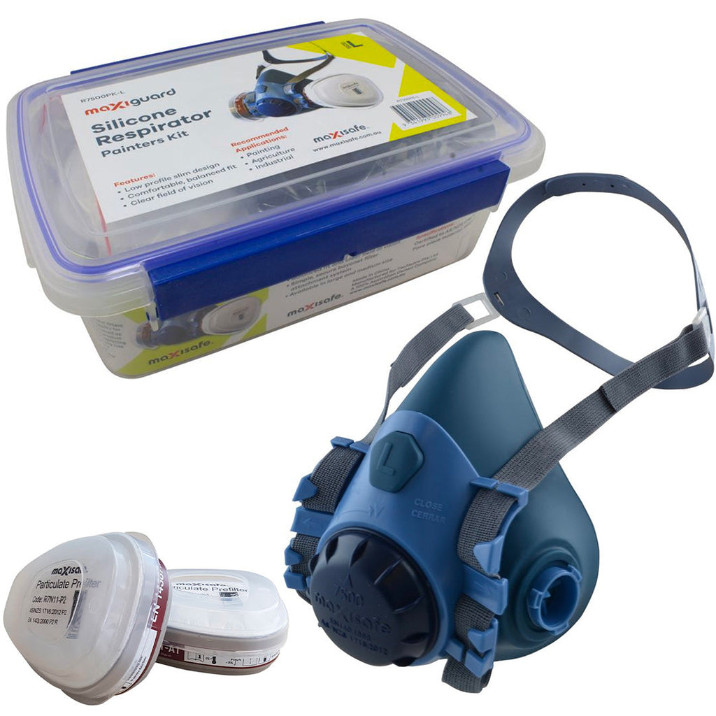 Maxisafe MaxiGuard Half Mask Silicone Painters Kit