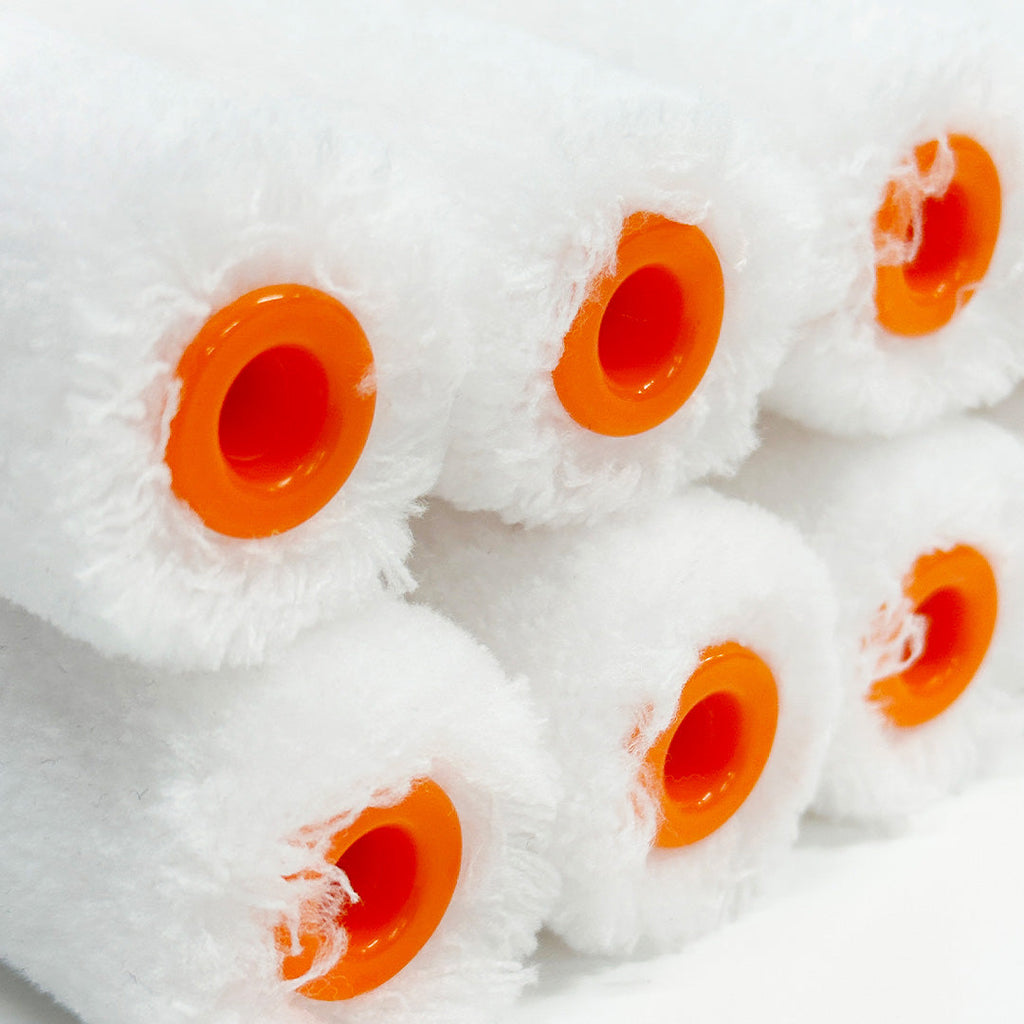 Mini-Microfibre 100mm Rollers 10mm Nap - 6/24/48 packs of 10 rollers - Best Price in Australia