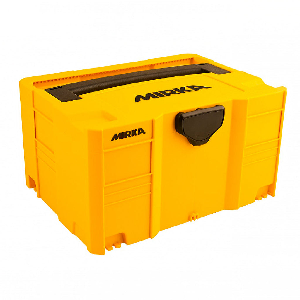 Professional Mirka medium stackable storage case made from durable lightweight polymer
