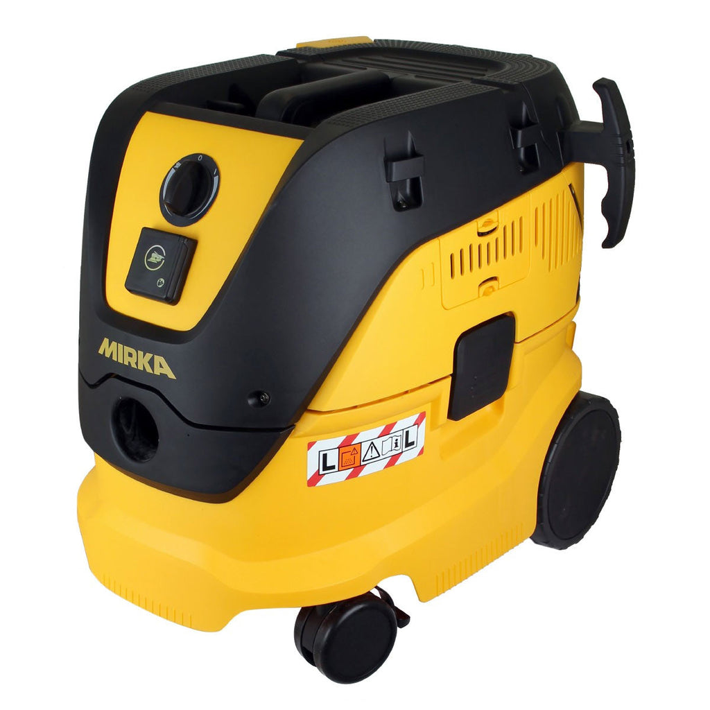 Professional Mirka 1230L dust extractor with flat top for securing sanding equipment
