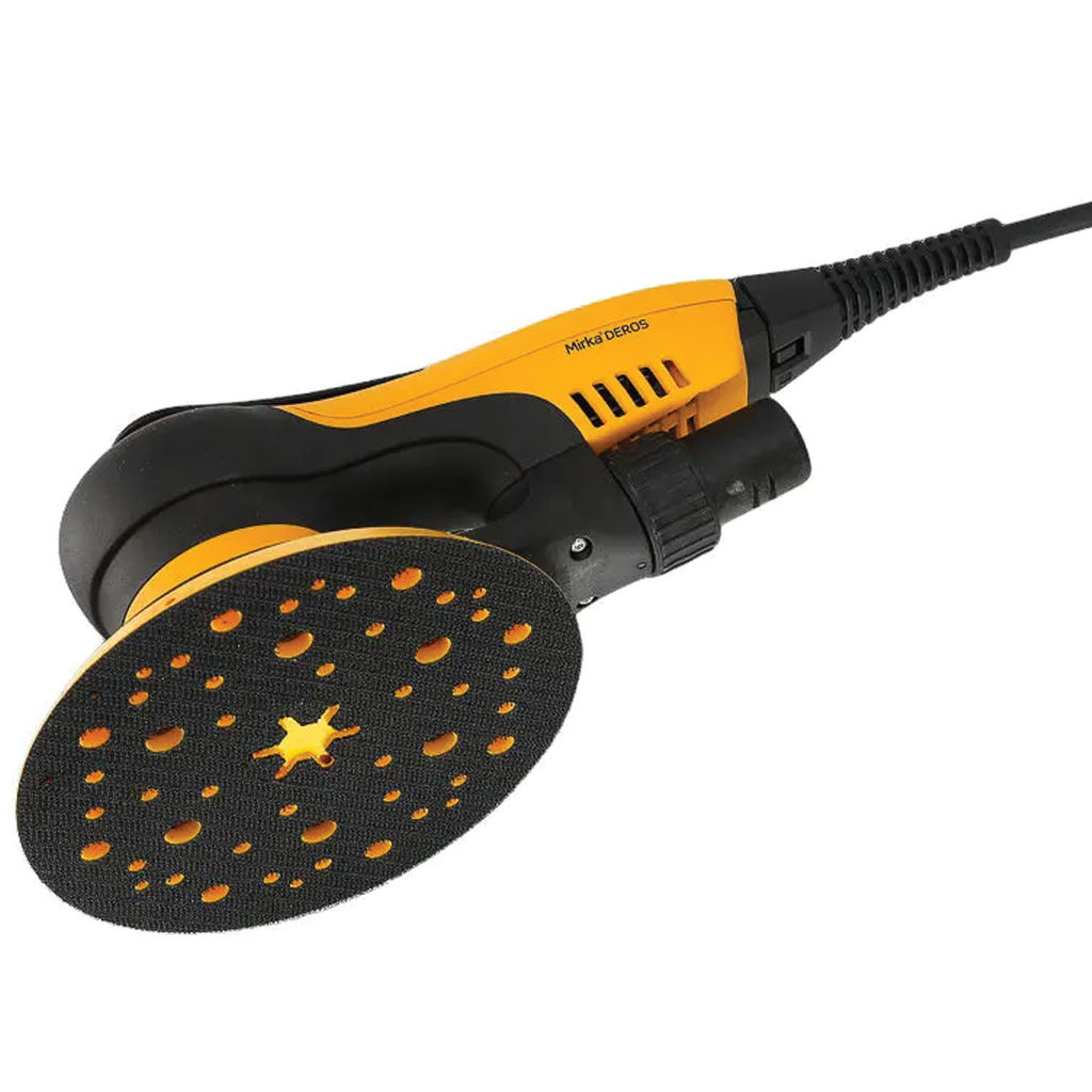 Mirka Deros II 150mm Random Orbital Sander - 5mm and Mirka Dust Extractor Range