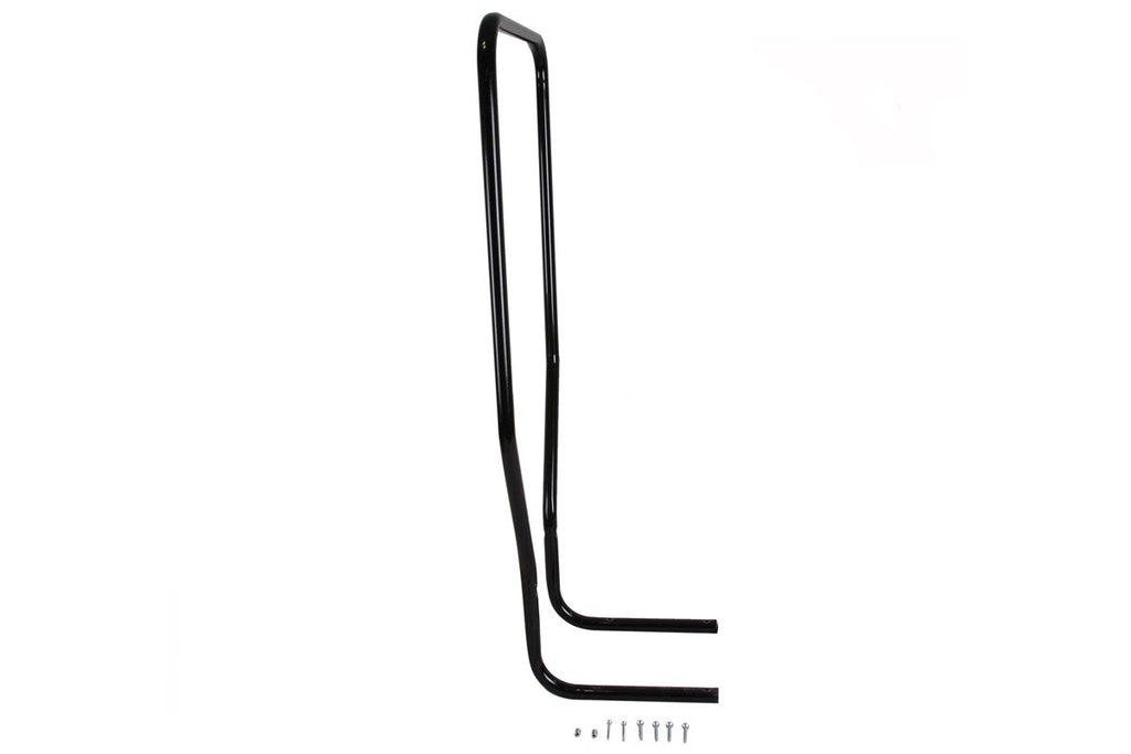 Black ergonomic handle for Mirka DE 1230 and 1242 extractors with mounting screws