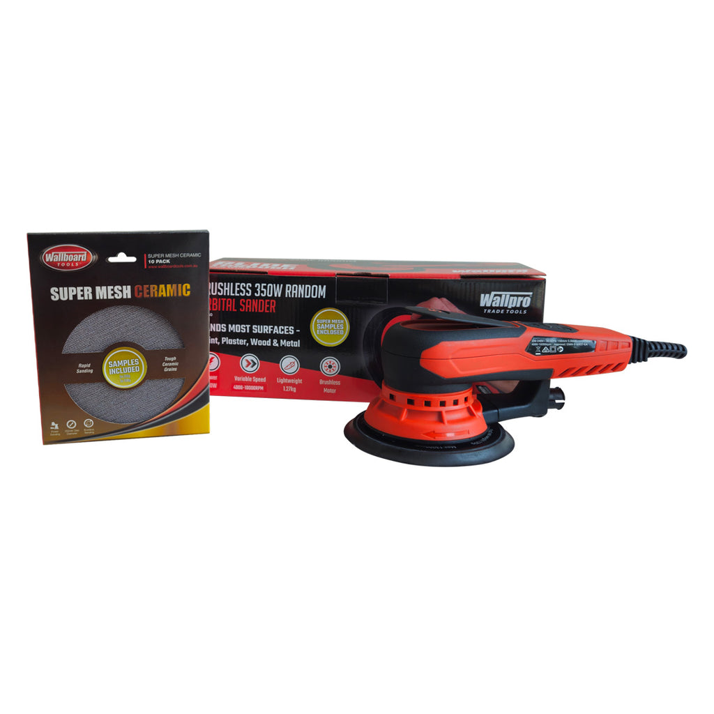 Wallpro Brushless 350W Random Orbital Sander 150mm