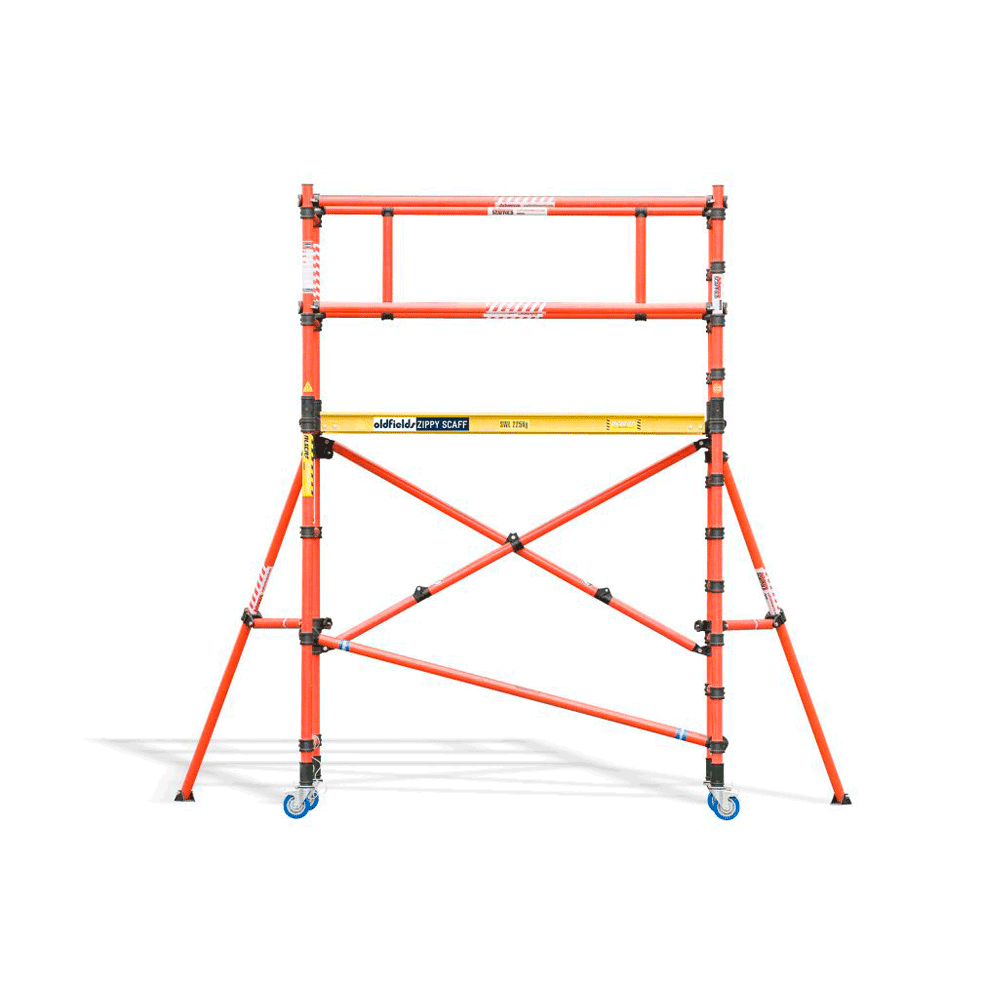 Oldfields Zippy Scaff Fibreglass Guardrail Extension Pack (Non-Conductive)