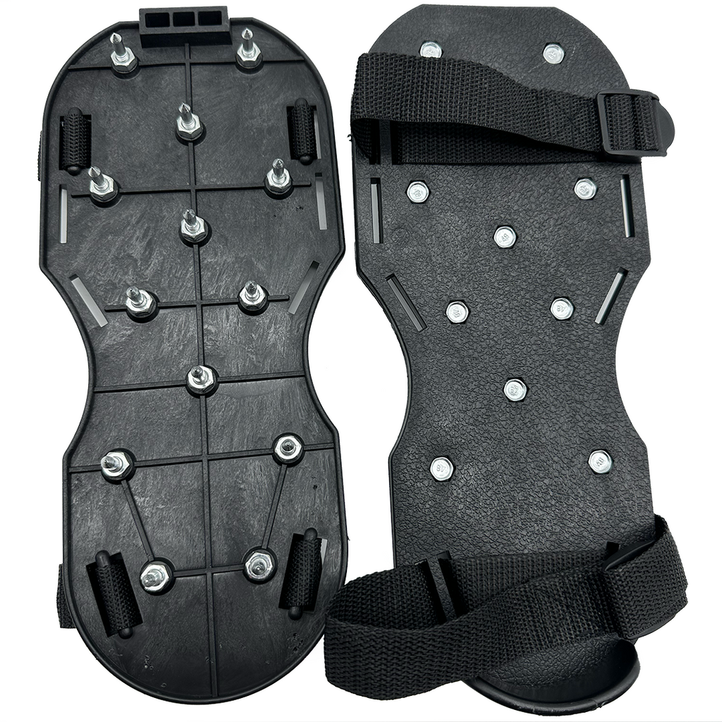 PaintAccess Black Plastic Spiked Shoes for Floor Painting