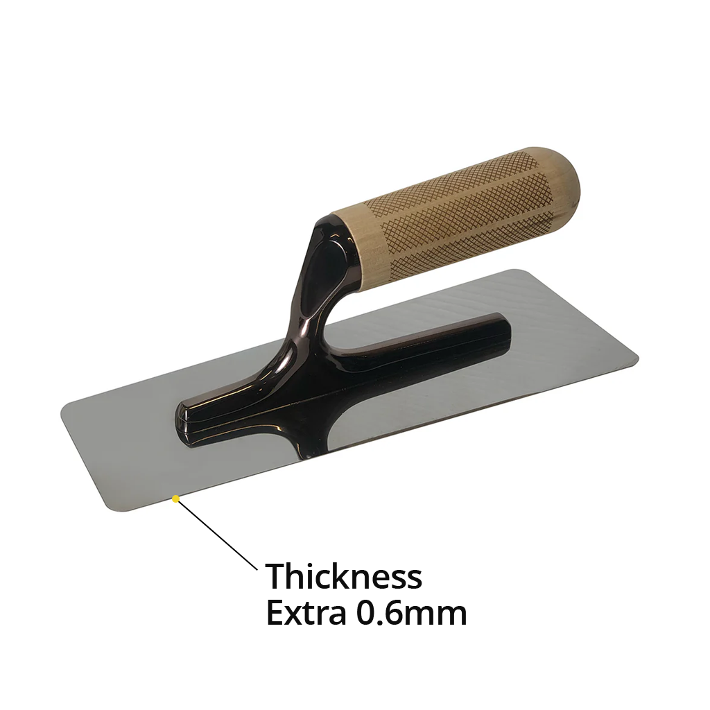 PaintAccess 24cm Venetian Plaster Trowel for Stucco with Wooden Handle - Special