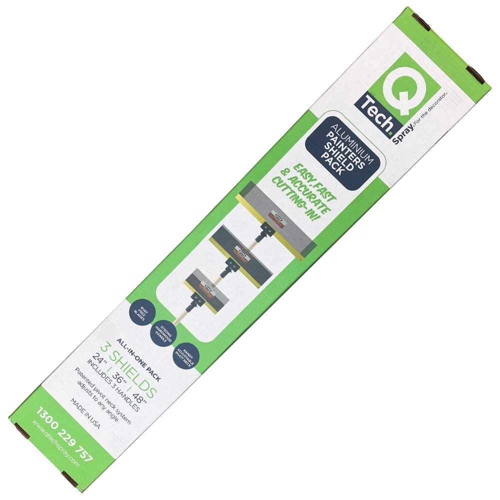 QTech Aluminium Painters Shields 3 pack - 28123