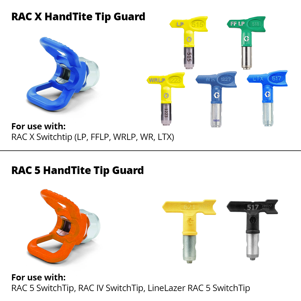 Graco Airless WideRAC X Low Pressure WRLP SwitchTips (Yellow)