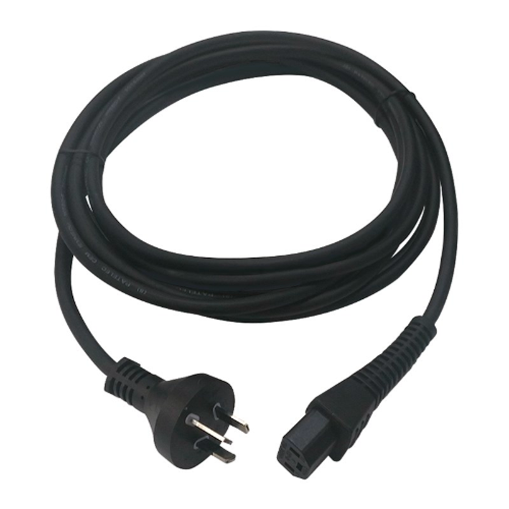 Mirka 4.3m rewireable main power lead with standard 230V AU/NZ three-pin plug