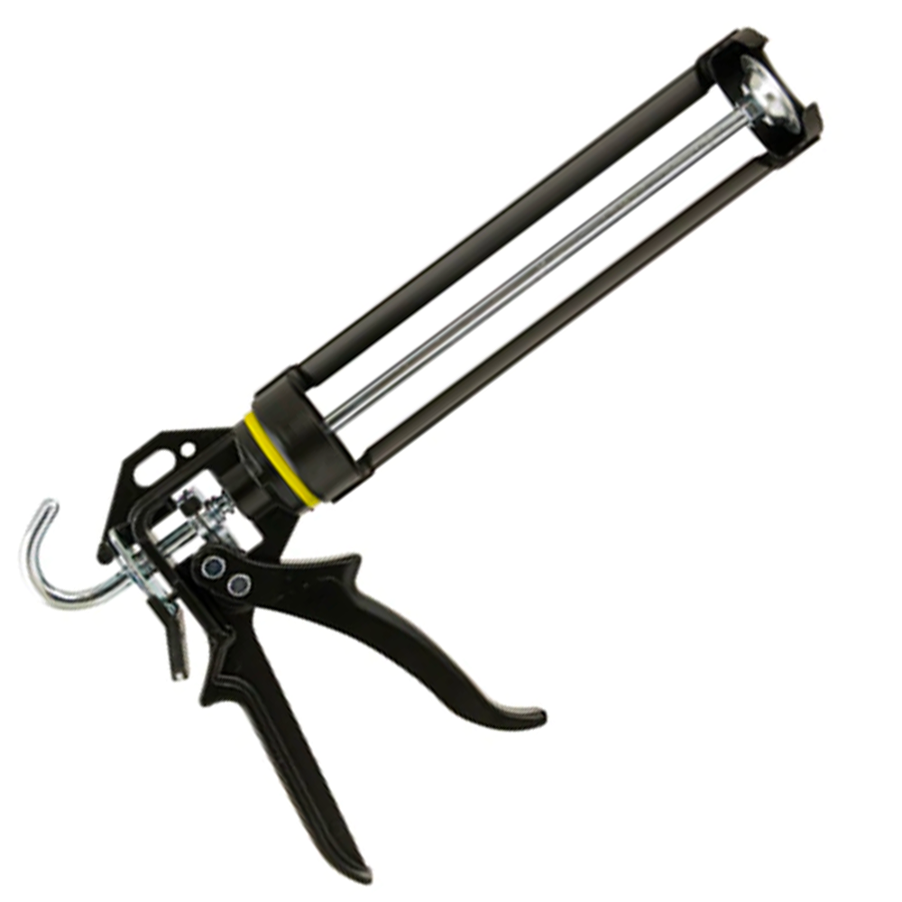 Heavy-duty Soudal Dripless HD steel caulking gun for 300ml-320ml cartridges