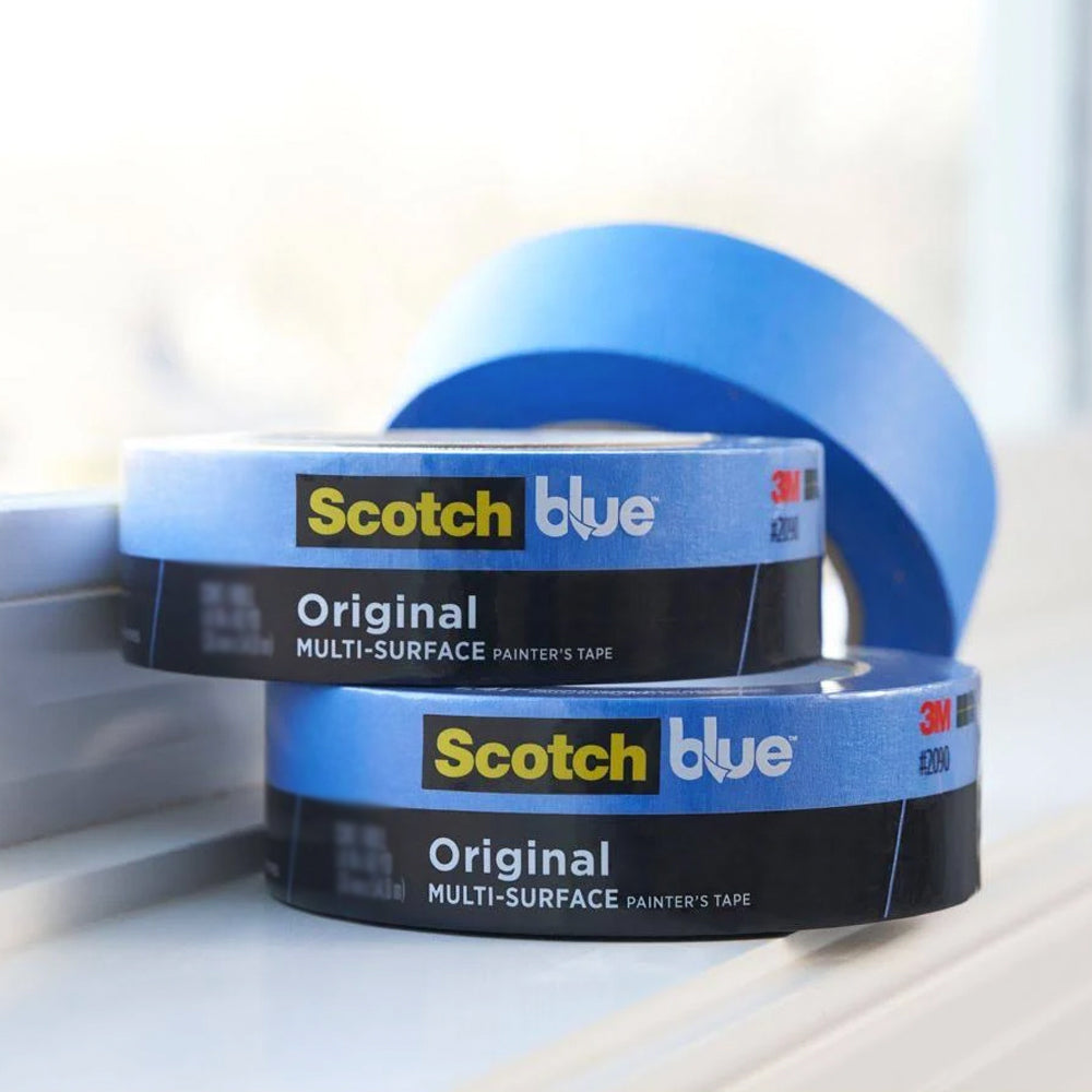 3M ScotchBlue 2090 Original Multi-Surface Painter’s Masking Tape - 19mm x 55m / Box of 32 Rolls