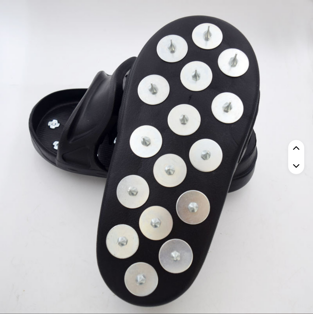 PaintAccess Spike Shoes for Epoxy Flooring – Professional Floor Coating Spiked Sandals