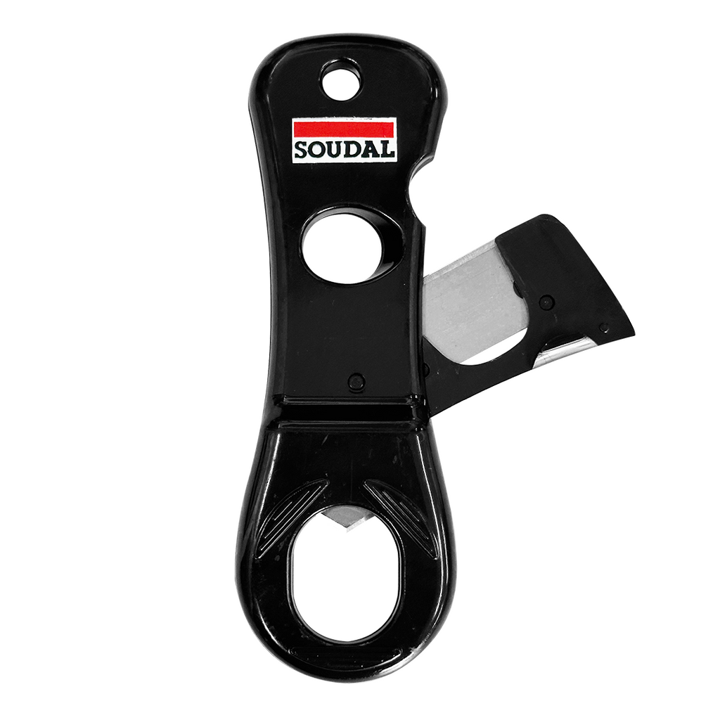Soudal German-made cartridge cutter with a replaceable rustproof steel blade