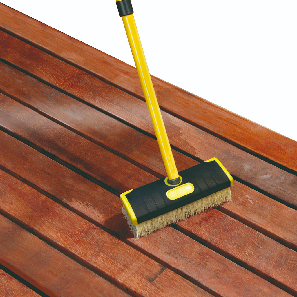 Uni-Pro Deck & Concrete Scrubber With Adjustable Pole - Box of 6