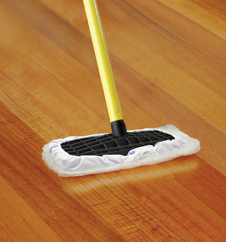 Uni-Pro Sheepskin Floor Applicator Block/Handle & Pad Complete - Box of 6