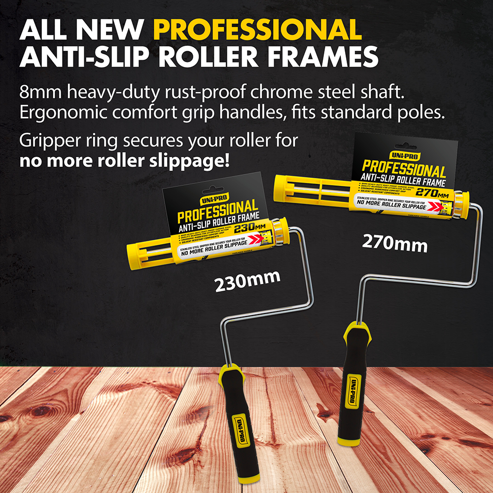 Uni-Pro Professional Anti-Slip Roller Frame Range - Box of 12
