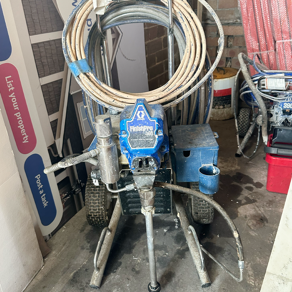 Graco FinishPro II 395 PC Air-Assisted Airless Sprayer - used paint sprayer