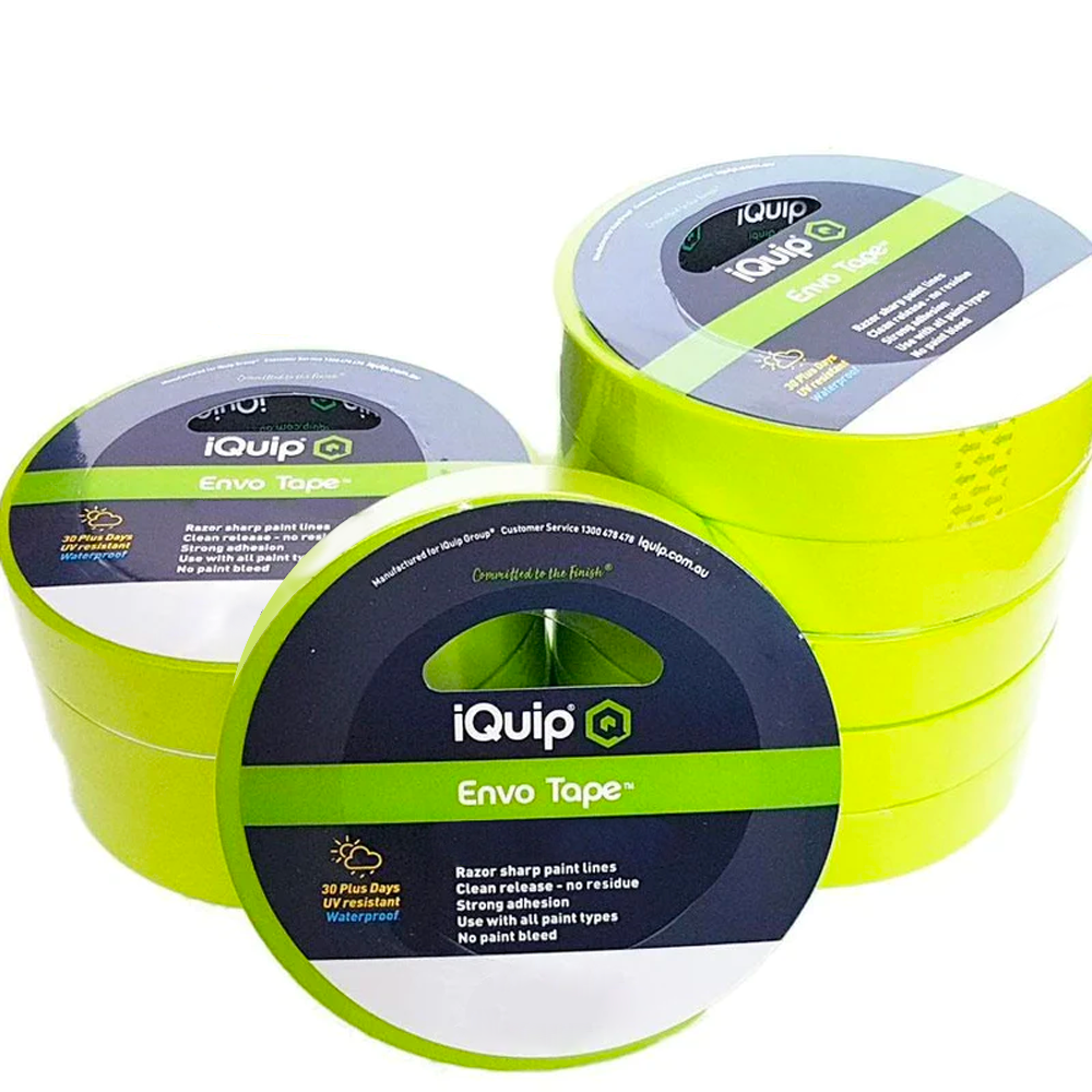iQuip 30-Day Envo Masking Tape 36mm x 50m / Box of 24 Rolls